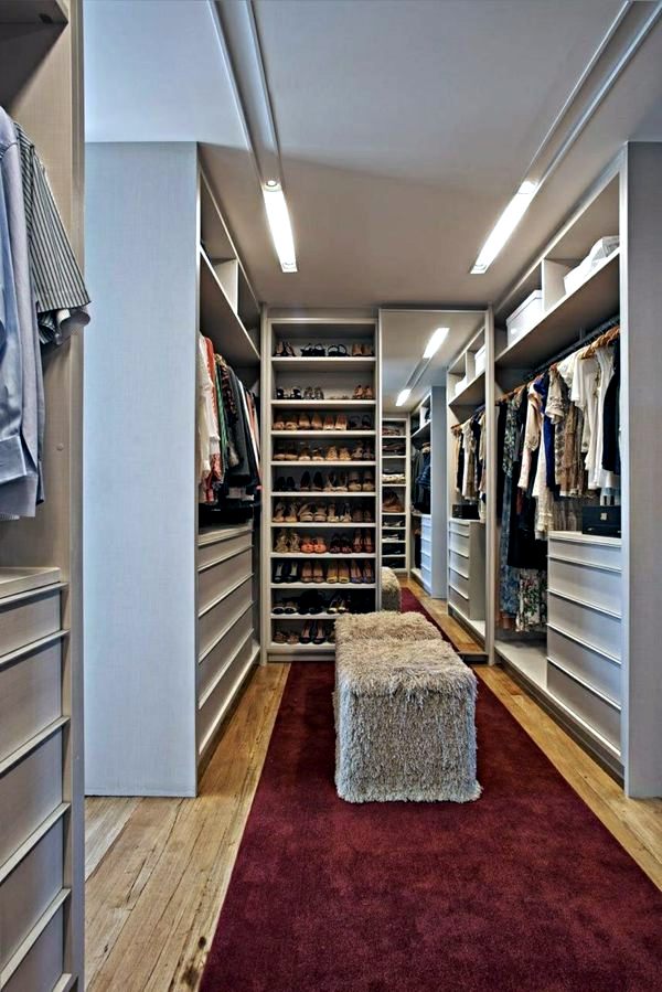 Walk-in closet plan - 50 Dressing chic furnishings ...