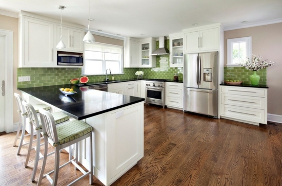 Green Kitchen Walls colors for kitchen walls – 15 great backs in green shades Green Kitchen Walls colors for kitchen walls – 15 great backs in green shades