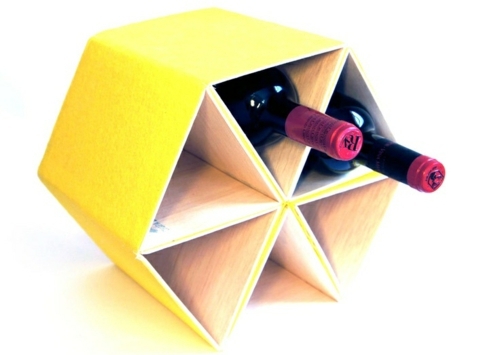 DIY - Do it yourself - Craft ideas, as you could easily build a wine rack