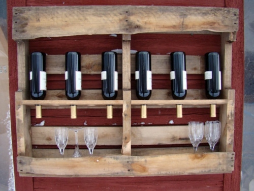 Craft ideas, as you could easily build a wine rack Craft ideas, as you could easily build a wine rack