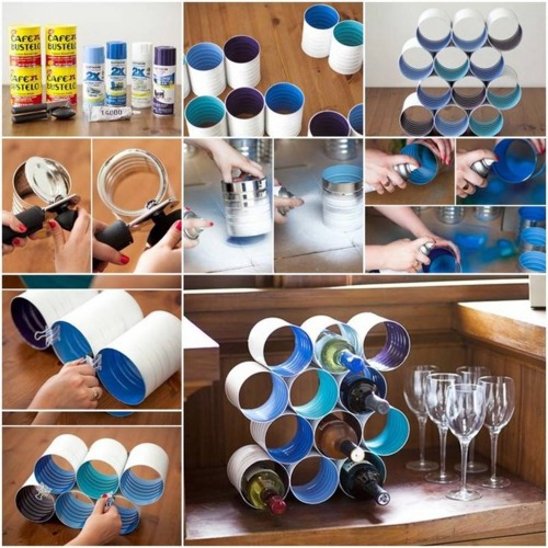 Craft ideas, as you could easily build a wine rack Craft ideas, as you could easily build a wine rack