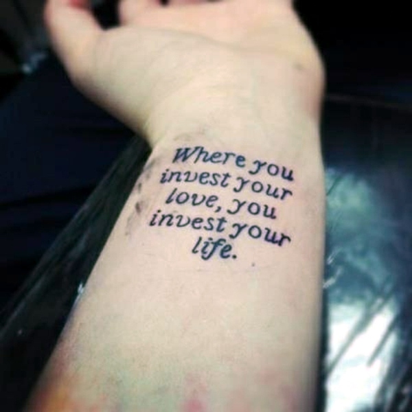 Popular 12 Unique Wrist Tattoo Quotes Paling Dicari