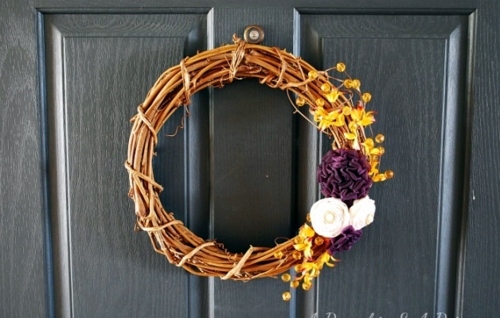 Halloween Deko - 35 Decorating ideas for a homemade autumn door wreath Halloween Deko - 35 Decorating ideas for a homemade autumn door wreath