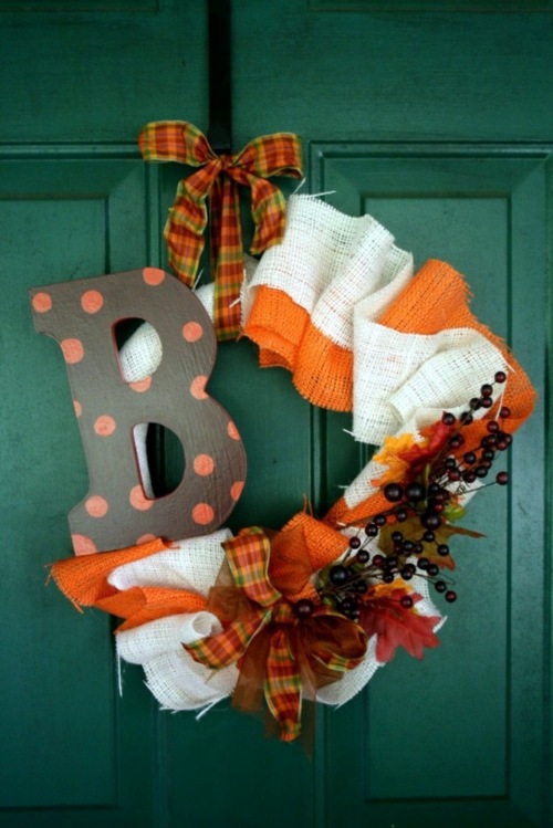 35 Decorating ideas for a homemade autumn door wreath 35 Decorating ideas for a homemade autumn door wreath