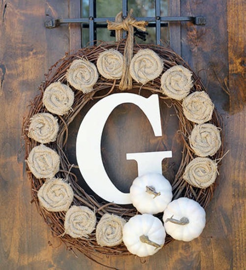 35 Decorating ideas for a homemade autumn door wreath 35 Decorating ideas for a homemade autumn door wreath
