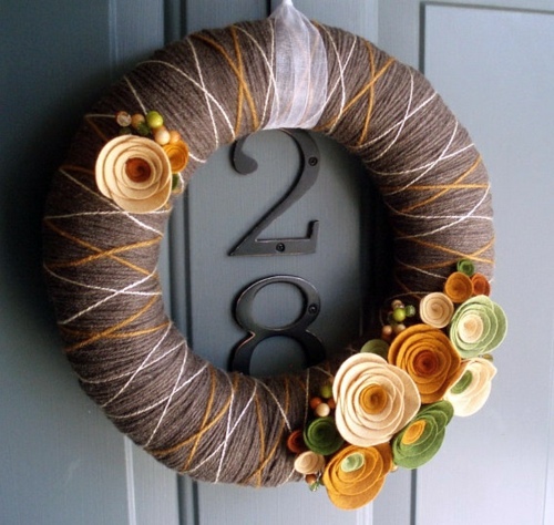 35 Decorating ideas for a homemade autumn door wreath 35 Decorating ideas for a homemade autumn door wreath