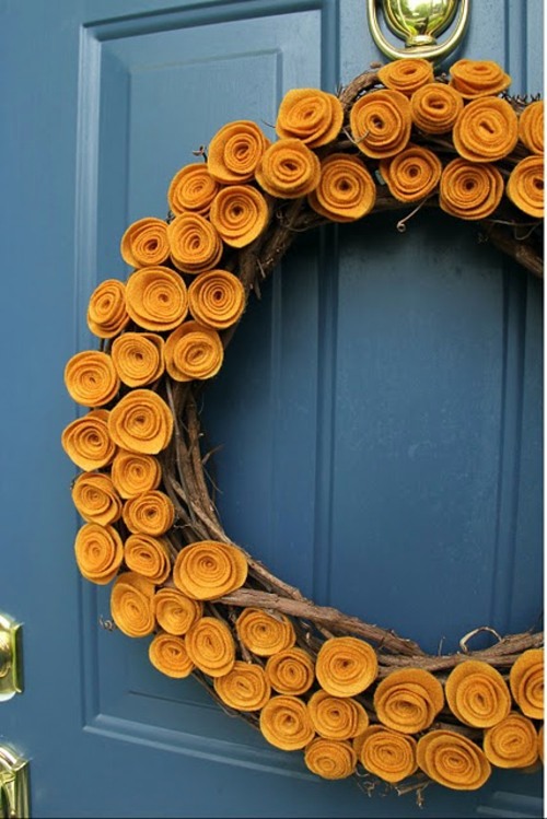 35 Decorating ideas for a homemade autumn door wreath 35 Decorating ideas for a homemade autumn door wreath
