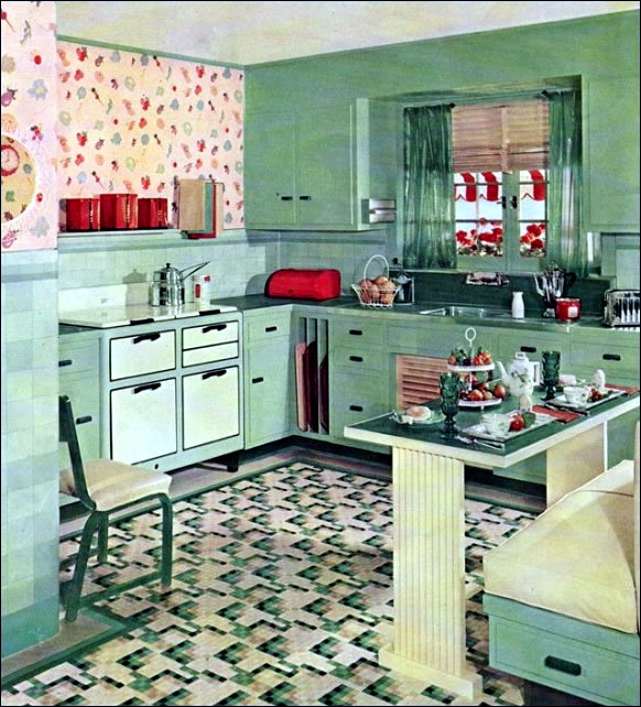 Retro Kitchen Design Sets and Ideas  Interior Design Ideas  AVSO.ORG