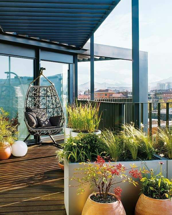 Terrace design examples you draw inspiration and design a wellness