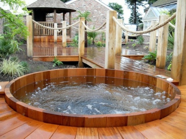 Interior Garden Bath enjoy relaxing bath in the garden interior design ideas avso org jacuzzi garden