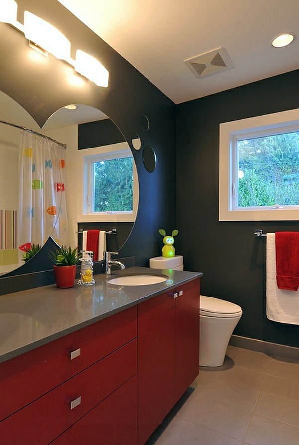 Gorgeous Interior Design Ideas In Red Black White