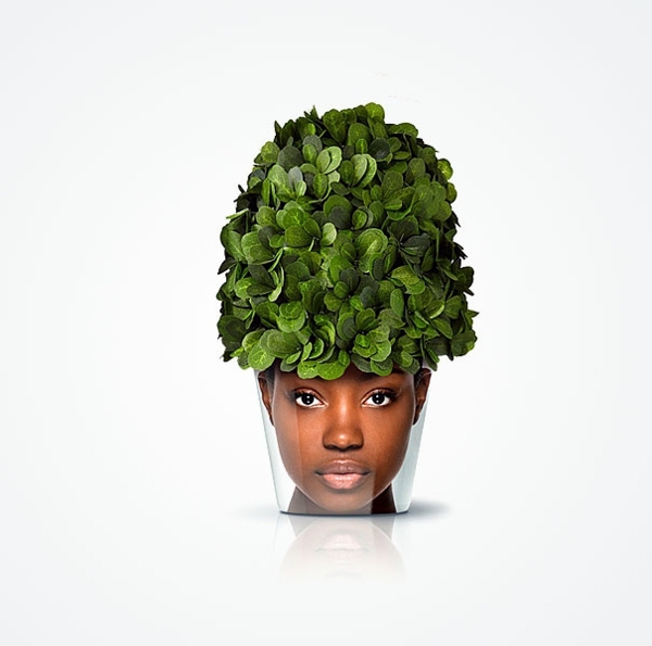 Modern Planters with Face - Funny cool decoration ideas Modern Planters with Face - Funny cool decoration ideas