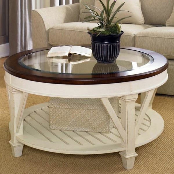 Round coffee table the eyecatcher in your living room Interior