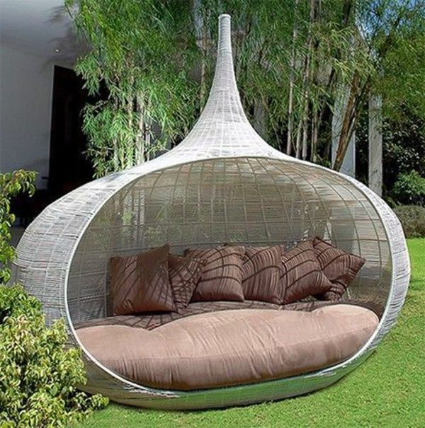 45 Outdoor rattan furniture – modern garden furniture set and lounge