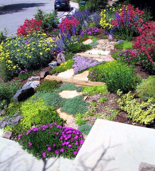 Landscaping on a slope - How to make a beautiful hillside garden