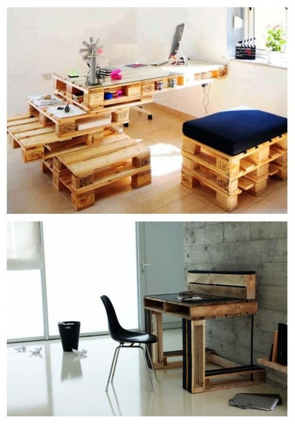 What are some craft ideas from wooden pallets?