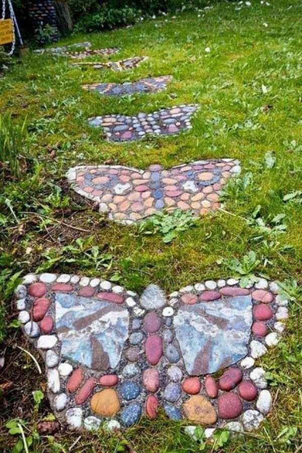 Creative design rock garden - 30 frames and custom garden ideas Creative design rock garden - 30 frames and custom garden ideas
