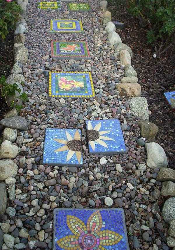 Creative design rock garden - 30 frames and custom garden ideas Creative design rock garden - 30 frames and custom garden ideas