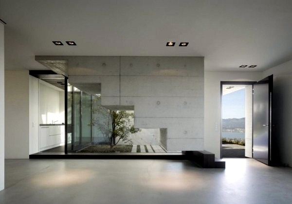 Modern House with Minimalist Design on a slope – Villa K ...