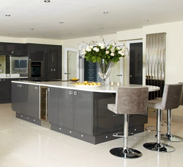 15 modern gray kitchen cabinets in silver shades ...
