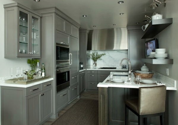 15 modern gray kitchen cabinets in silver shades | Interior Design