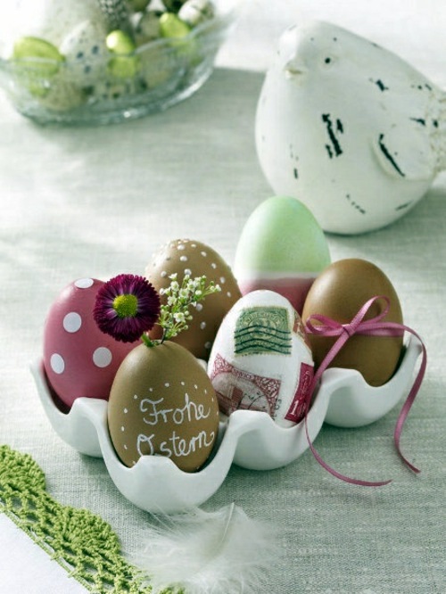 40 decorating ideas for Easter decoration with Easter eggs 40 decorating ideas for Easter decoration with Easter eggs