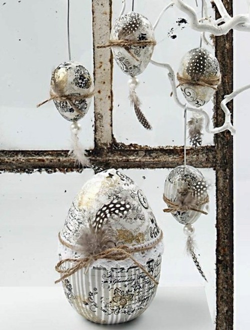 Ostern - 40 decorating ideas for Easter decoration with Easter eggs Ostern - 40 decorating ideas for Easter decoration with Easter eggs