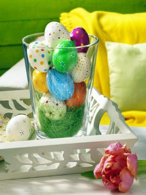 40 decorating ideas for Easter decoration with Easter eggs 40 decorating ideas for Easter decoration with Easter eggs
