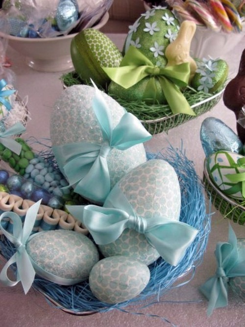 40 decorating ideas for Easter decoration with Easter eggs 40 decorating ideas for Easter decoration with Easter eggs