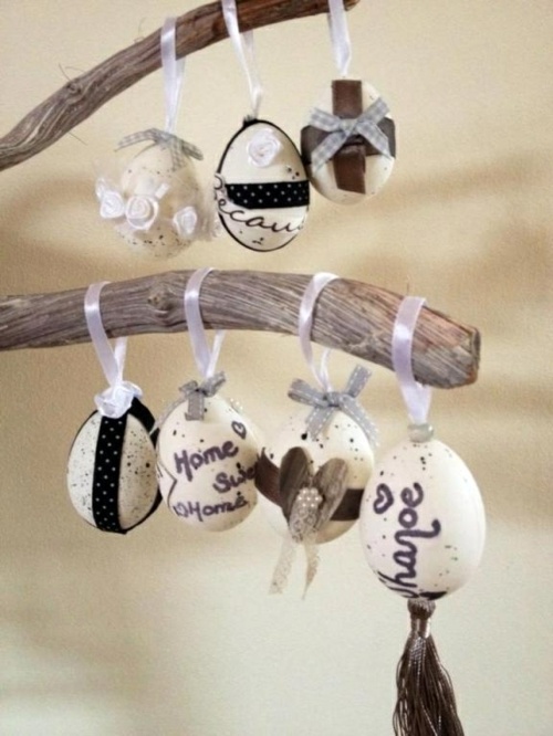 40 decorating ideas for Easter decoration with Easter eggs 40 decorating ideas for Easter decoration with Easter eggs