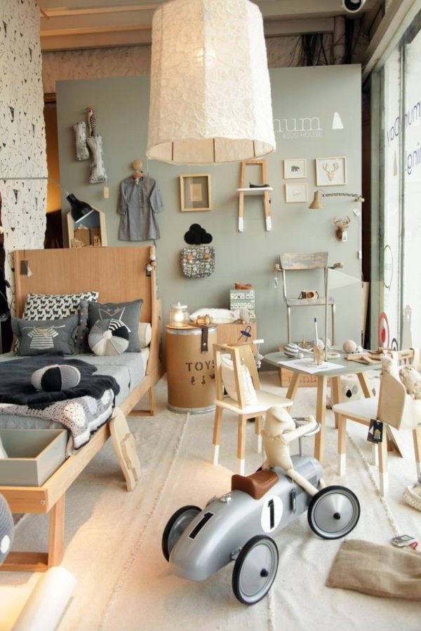 Creative Room Design Ideas Part - 17: Bedroom Furniture And Wooden Toys Childrenu0027s Room Design - Creative Ideas In Color