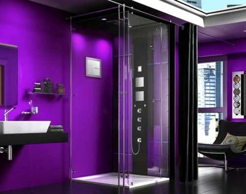 Dark Purple Painted Walls Dark Purple Painted Walls