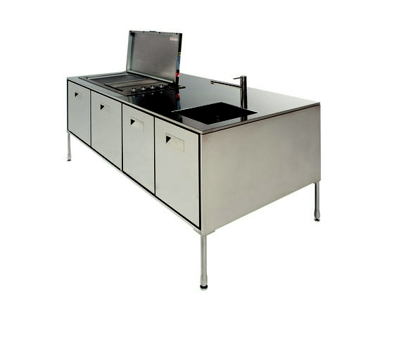 Designer kitchen island - discreet and practical Designer kitchen island - discreet and practical