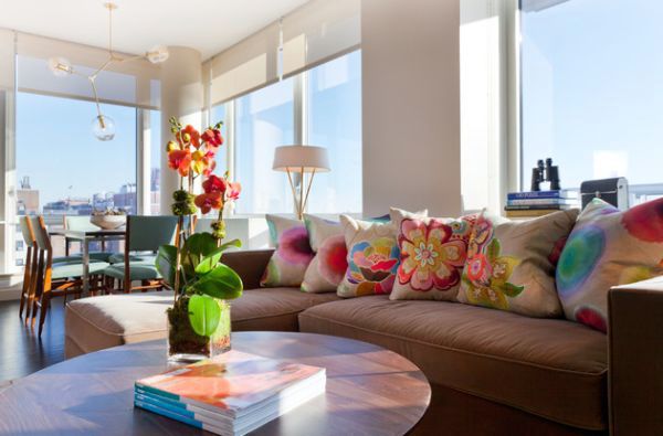 Set Fresh Accents Sofas And Cushions In Cool Modern Style Set Fresh Accents Sofas And Cushions In Cool Modern Style