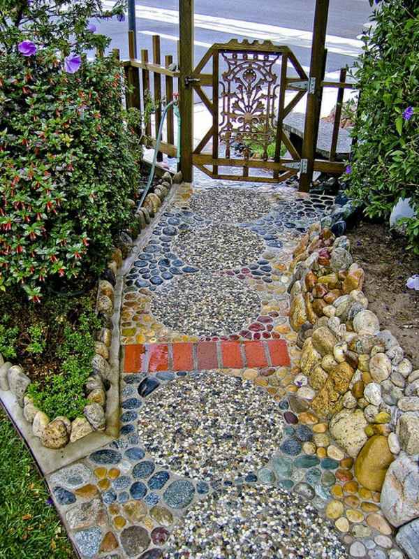 Landscaping with stones represents eternity Landscaping with stones represents eternity
