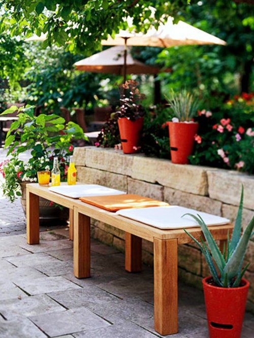 Create a shaded seating area in the garden Create a shaded seating area in the garden