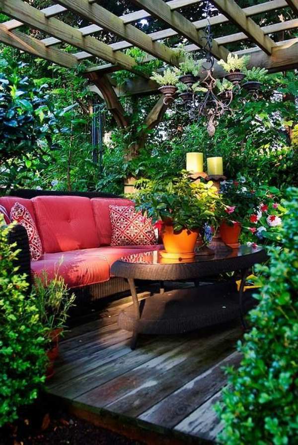 Covered terrace – 50 ideas for patio roof of modern houses ...