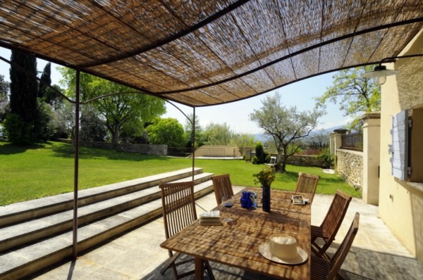 Covered terrace – 50 ideas for patio roof of modern houses ... Patio Bambu interior Ideas