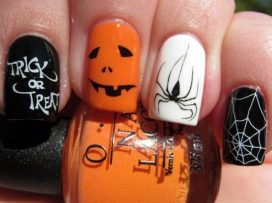 halloween nail design