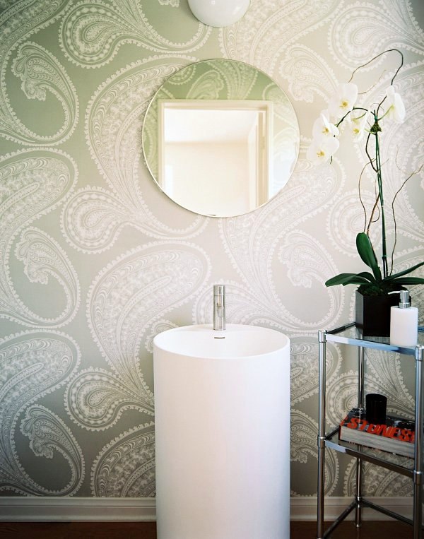 Interior design ideas - green houseplants in the bathroom Interior design ideas - green houseplants in the bathroom