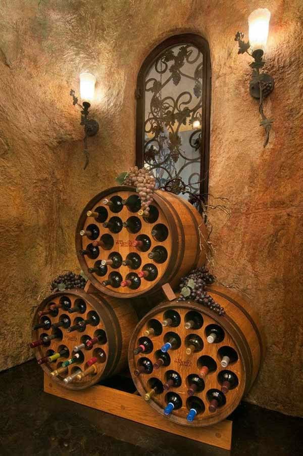 Barrel Wine Rack