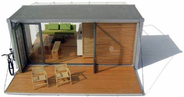 Wooden bungalow prefab house â€