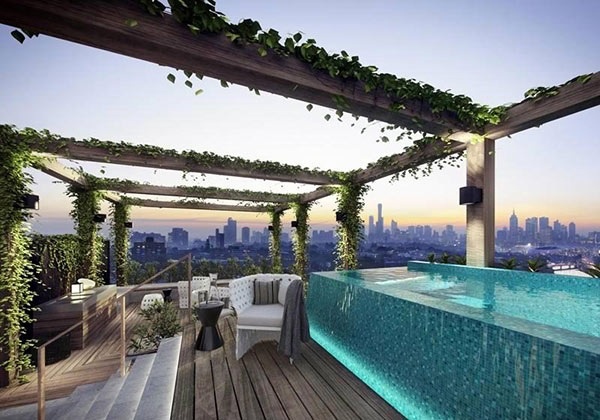 A stunning roof terrace design - 15 rooftop pools that will look just A stunning roof terrace design - 15 rooftop pools that will look just