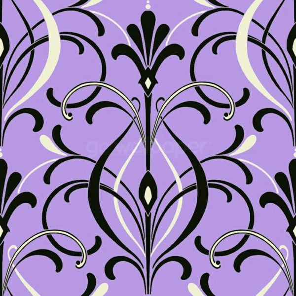 purple and black design
