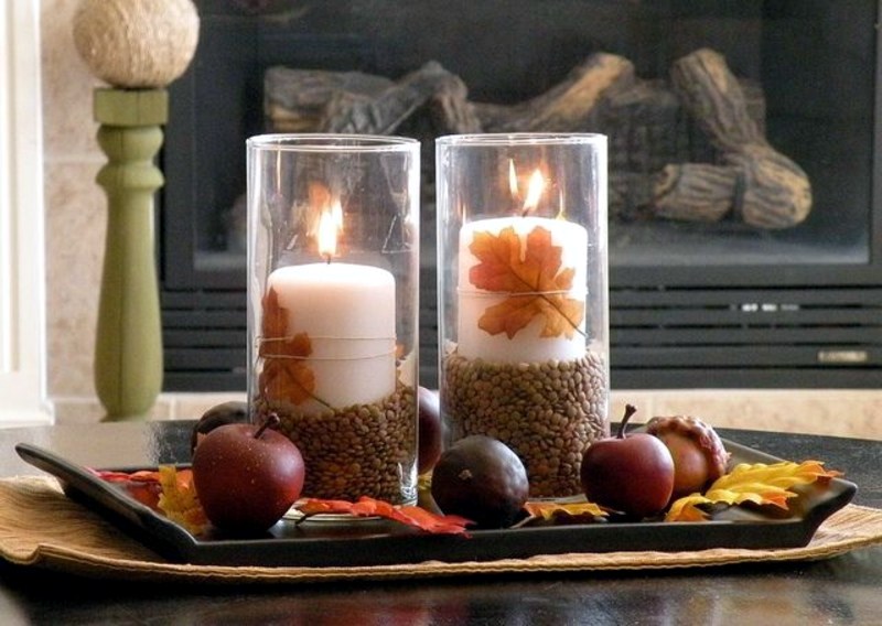 autumn decoration ideas colorful table decoration and other craft