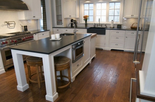 Kitchen countertops and the five best matching materials next to the granite Kitchen countertops and the five best matching materials next to the granite