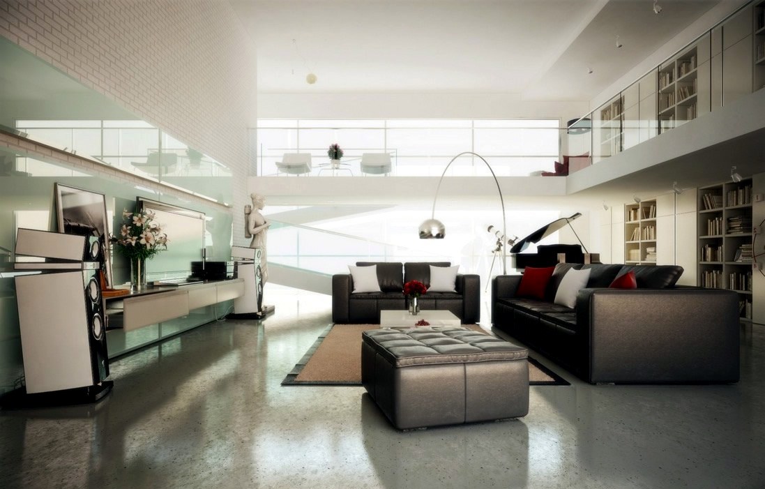 Spacious modern living trends Spacious modern living trends