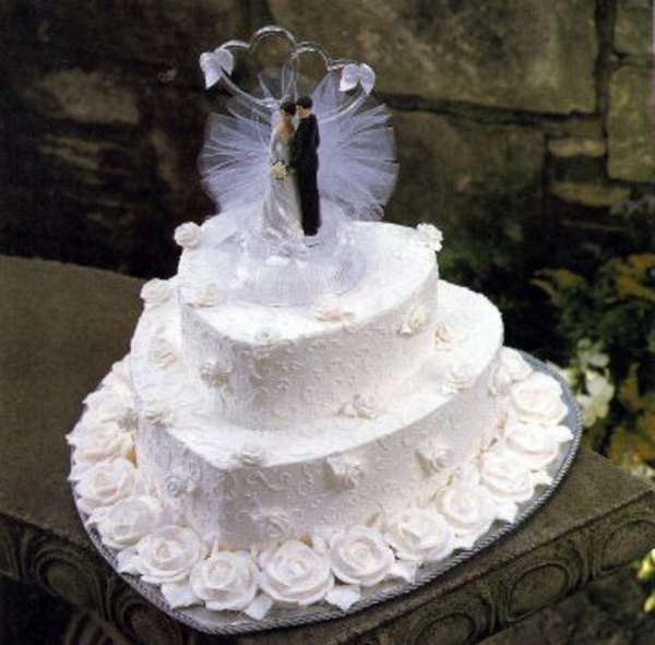 Two tier wedding cake cost