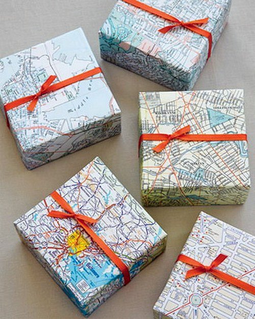Interior decoration with Maps - 25 Ideas for Self-Design Interior decoration with Maps - 25 Ideas for Self-Design