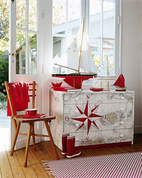 Interior decoration with Maps - 25 Ideas for Self-Design Interior decoration with Maps - 25 Ideas for Self-Design